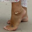 bracciale di caviglia d'oro